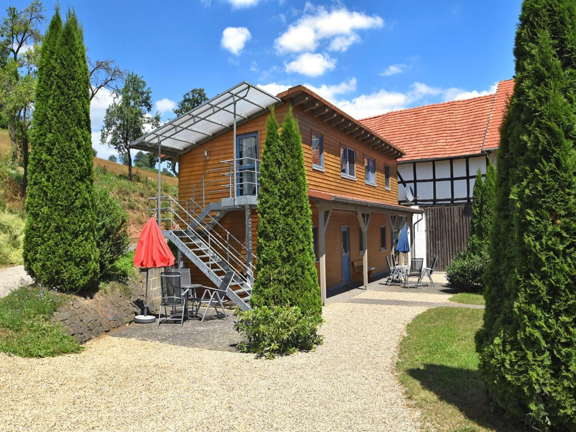 Charming Apartment With Private Terrace Bad Wildungen Exterior foto